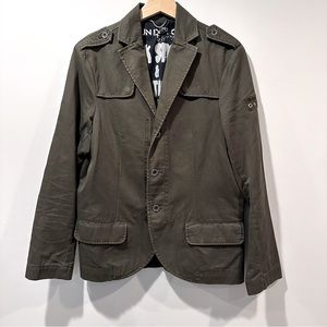 Energie Men's Military Green Blazer
